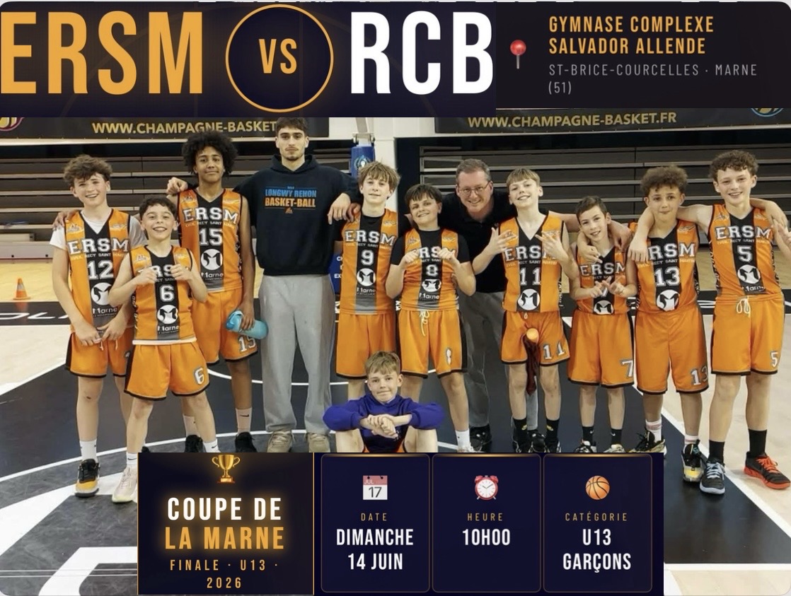 Finale de la Coupe de la Marne U13 ce dimanche !